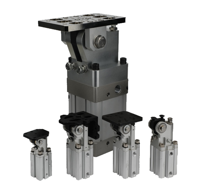 齿轮传动型侧姿气缸组